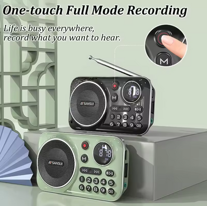 Mini Radio Bluetooth Speaker