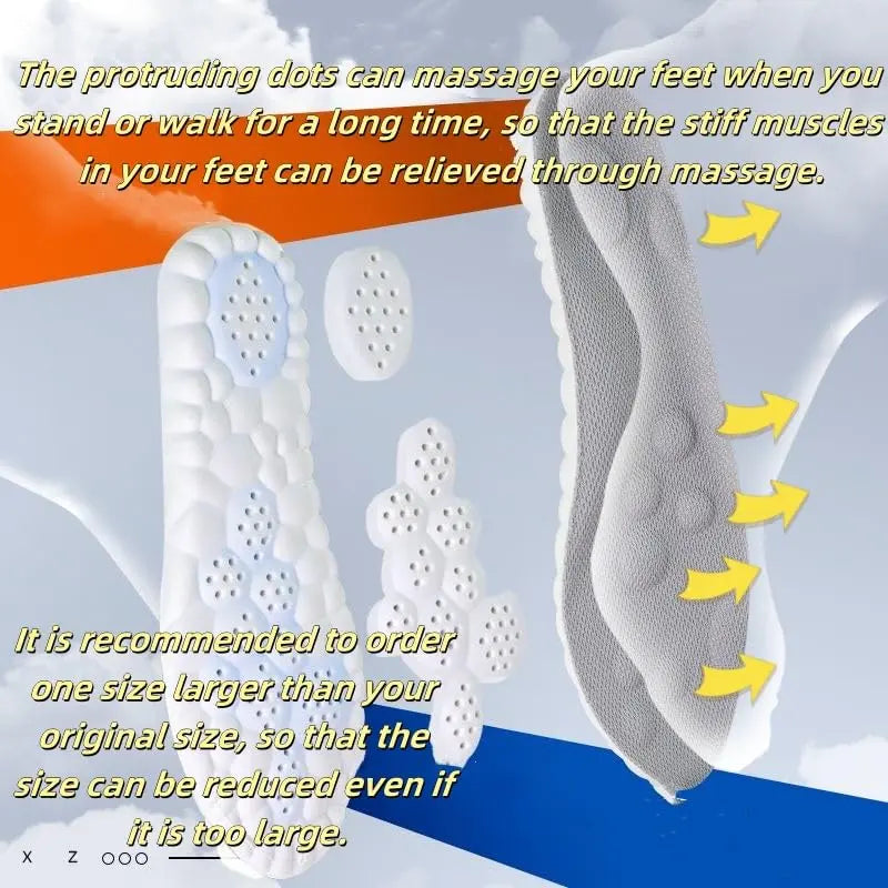 Breathable Shoe Insoles for Non Tiring Feet