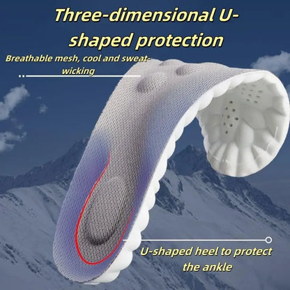 Breathable Shoe Insoles for Non Tiring Feet